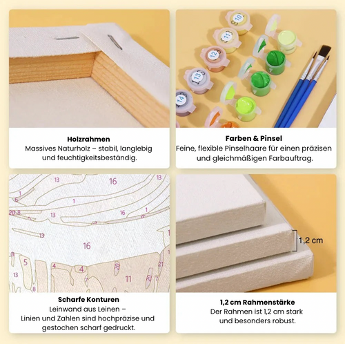 6-Piece “Pinkoween” Paint-by-Numbers Kit