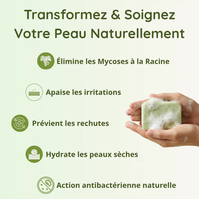 Savon purifiant, soins pieds sans odeurs