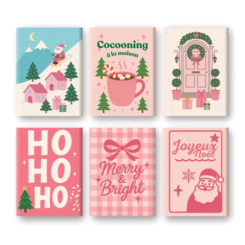 6-Piece Paint-by-Numbers Set – “Cosy Vibes”🎄