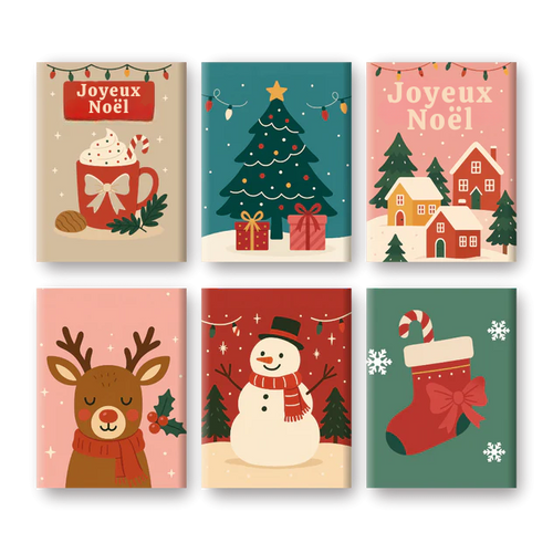 6-Piece Paint-by-Numbers Set – “Christmas Ambience” 🎄