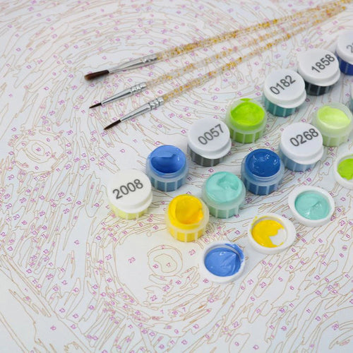 6-Piece “Pinkoween” Paint-by-Numbers Kit